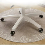Chaise de bureau ergonomique rembourrée avec coussin, pivotante à 360°