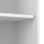 Armoire de rangement haute avec portes, 4 étagères réglables, certifiée ANSI/BIFMA, pour bureau à domicile