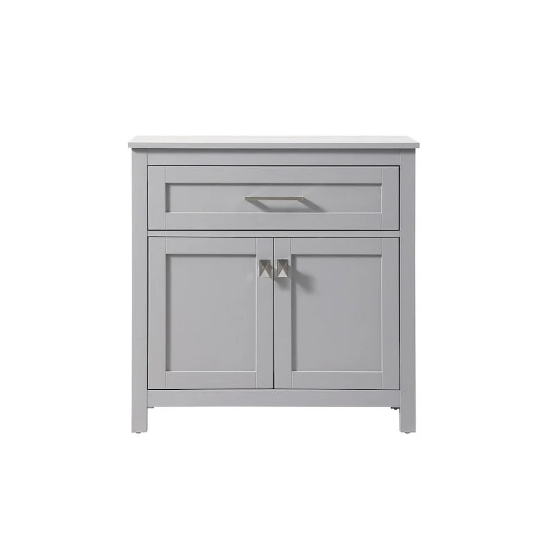 Meuble de rangement de salle de bain autoportant Indigo Home 30 pouces - 30 x 16