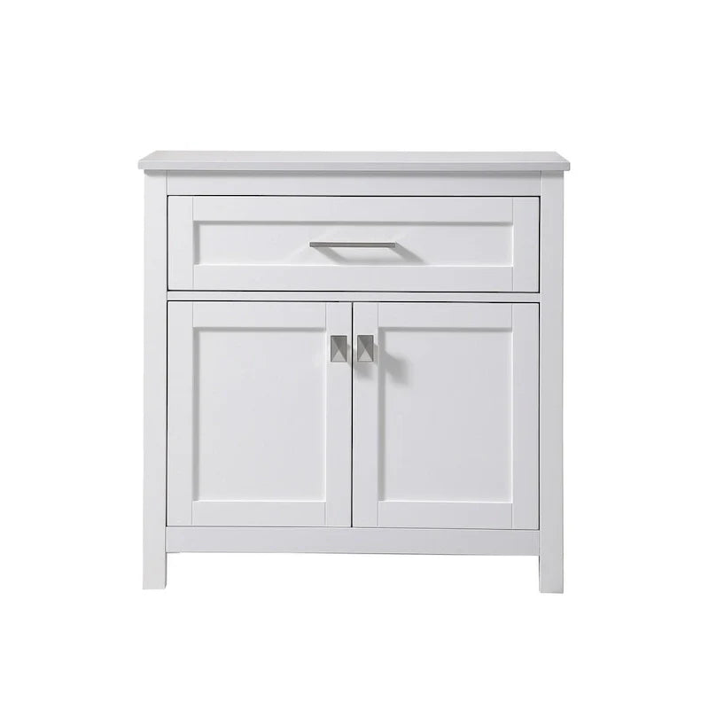 Indigo Home 30 Inch Bathroom Storage Freestanding Cabinet - 30 x 16