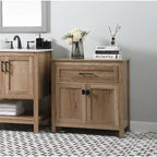 Meuble de rangement de salle de bain autoportant Indigo Home 30 pouces - 30 x 16