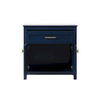 Meuble de rangement de salle de bain autoportant Indigo Home 30 pouces - 30 x 16
