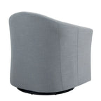 Lot de 2 fauteuils pivotants modernes avec accoudoirs pour salon