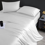 Parure de draps de luxe en coton égyptien ultra-doux et soyeux Aireolux 1000 fils/pouce²