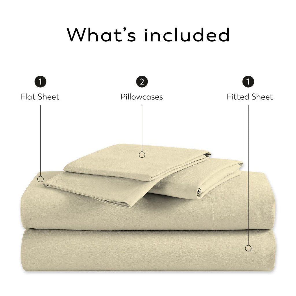 Parure de draps de luxe en coton égyptien ultra-doux et soyeux Aireolux 1000 fils/pouce²
