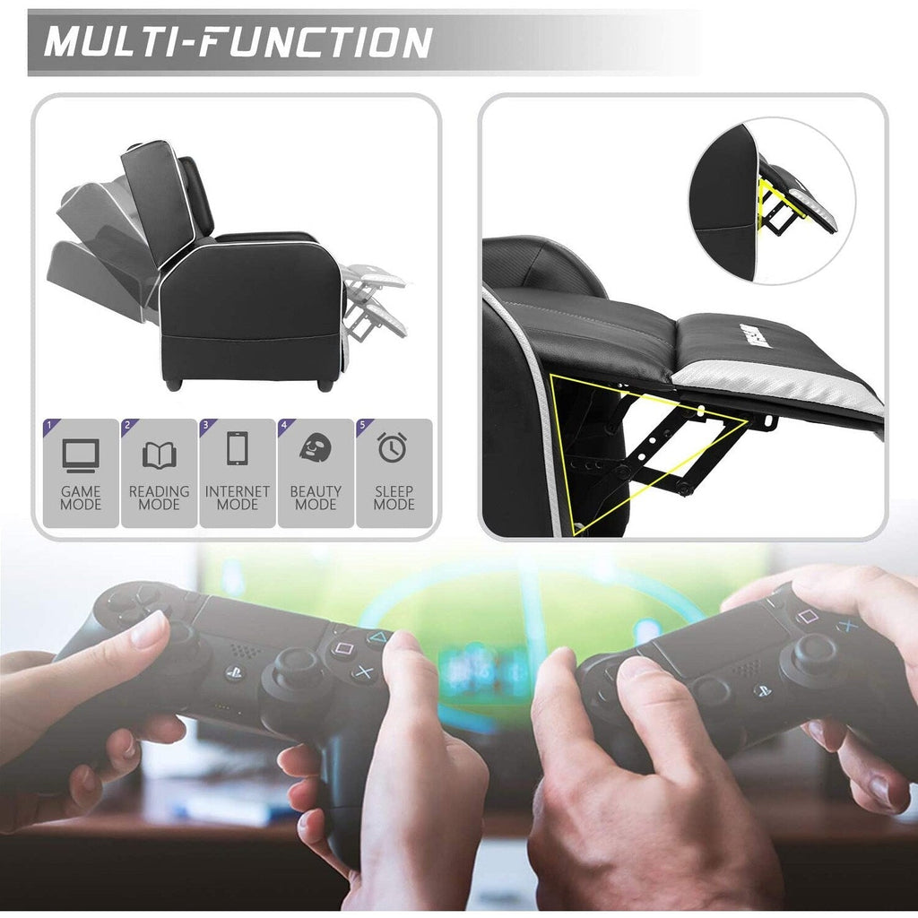 BOSSIN - Canapé inclinable simple de jeu ergonomique en cuir PU pour le salon