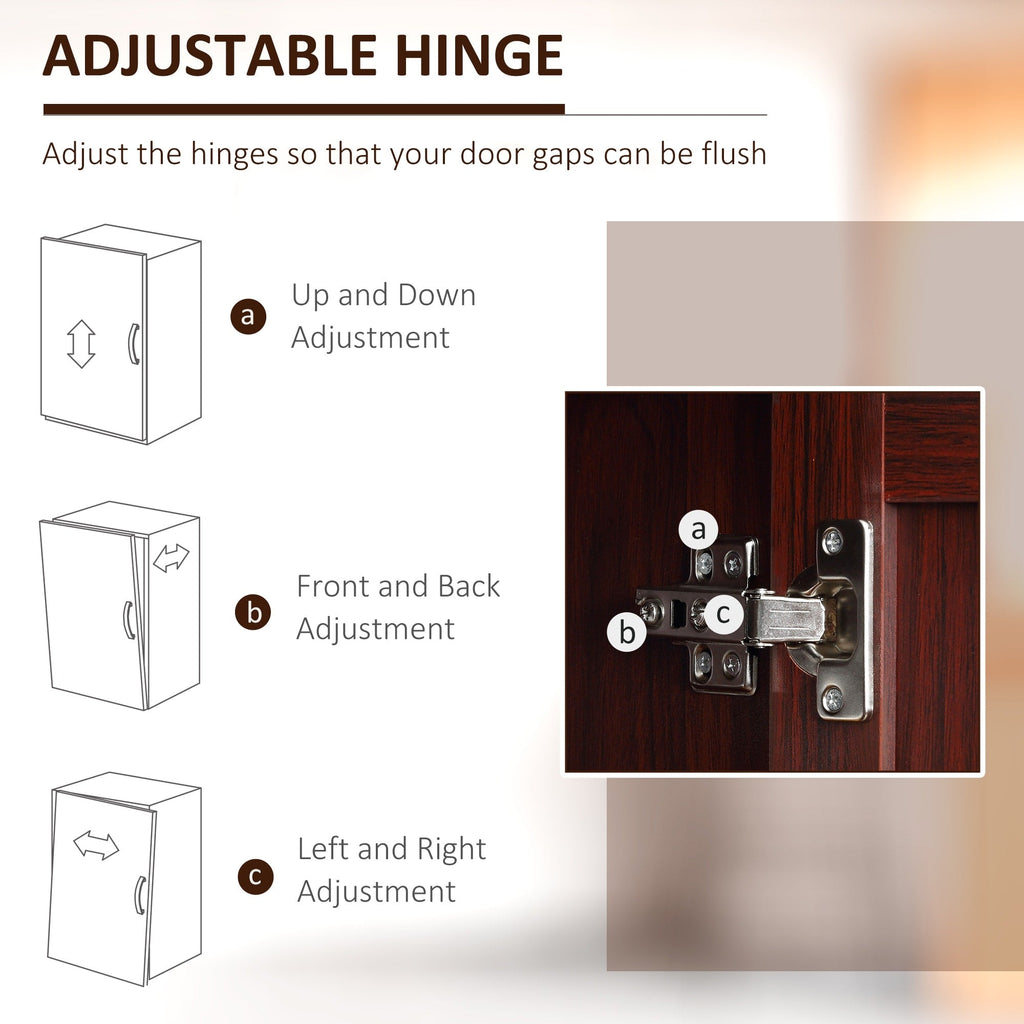 HOMCOM Garde-manger de cuisine 63 pouces à 2 portes, armoire de rangement autoportante avec 5 étagères et 2 étagères réglables pour salle à manger