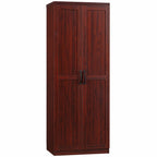 HOMCOM Garde-manger de cuisine 63 pouces à 2 portes, armoire de rangement autoportante avec 5 étagères et 2 étagères réglables pour salle à manger