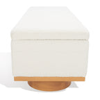 Banc de rangement Sunneva Boucle SAFAVIEH Couture - 61 po L x 20 po P x 19 po H - 61Lx20Px19H