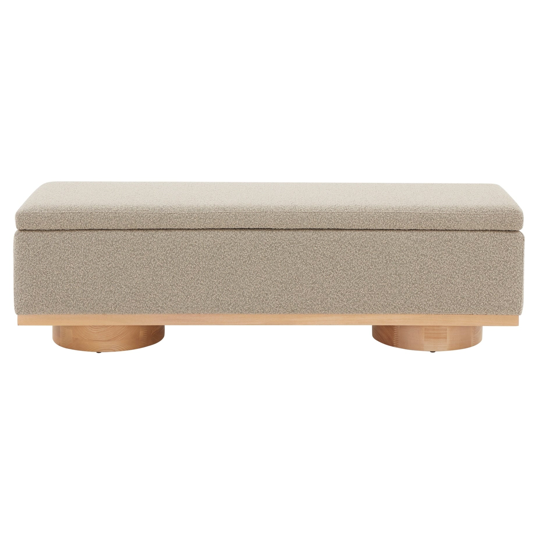 Banc de rangement Sunneva Boucle SAFAVIEH Couture - 61 po L x 20 po P x 19 po H - 61Lx20Px19H