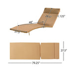 Ensemble de coussins d'extérieur Salem pour chaise longue - Coussins uniquement (lot de 2) par Christopher Knight Home - 79,25L x 27,50W x 1,50H