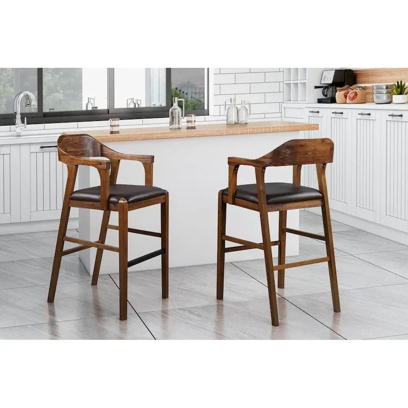 Tabouret de comptoir ou de bar Rasmus Wood