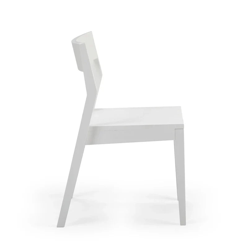 Chaise de salle à manger moderne en bois massif Plank and Beam