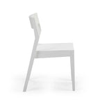 Chaise de salle à manger moderne en bois massif Plank and Beam