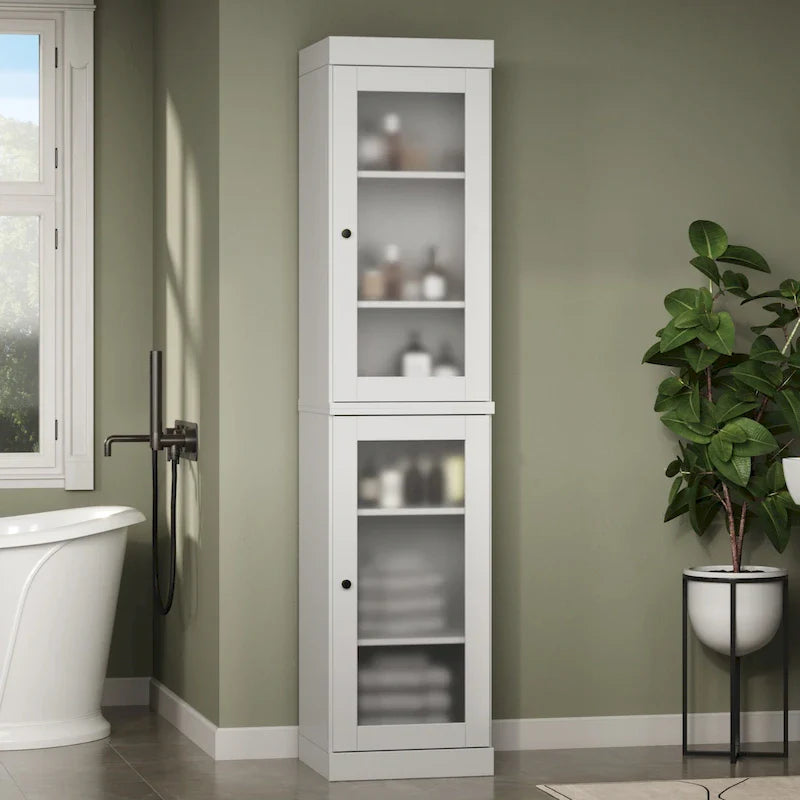 Meuble sous-vasque 100 % bois massif 42 cm avec portes en option par Palace Imports