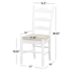 Chaise de salle à manger Jessie Ladder de Simple Living (lot de 2)