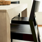 Chaise de salle à manger moderne en bois massif Plank and Beam