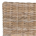 Chaise de salle à manger naturelle Alearda de SAFAVIEH (Lot de 2) - 23 x 24.4 x 34 - 23L x 24P x 34H